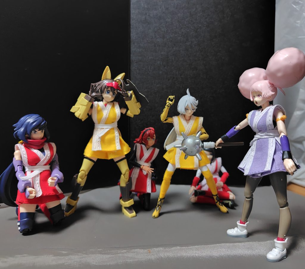 チュチュ「待て、てめぇ、何(色)?」ミオリネ「キニンジャイ!」チュチュ「てめぇは?」ナミ「キニンジャイ!」チュチュ「おかしいやん!なんで黄色が2人おんねん!?」