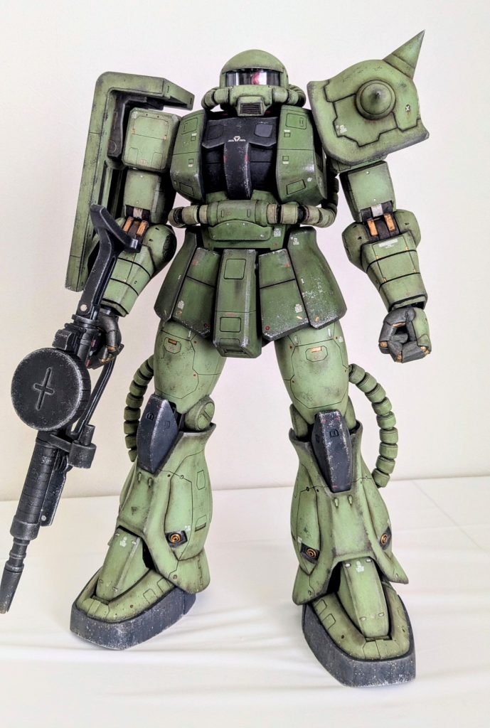 メガサイズ MS-06ザク お気楽仕上げ｜クルフさんのガンプラ作品