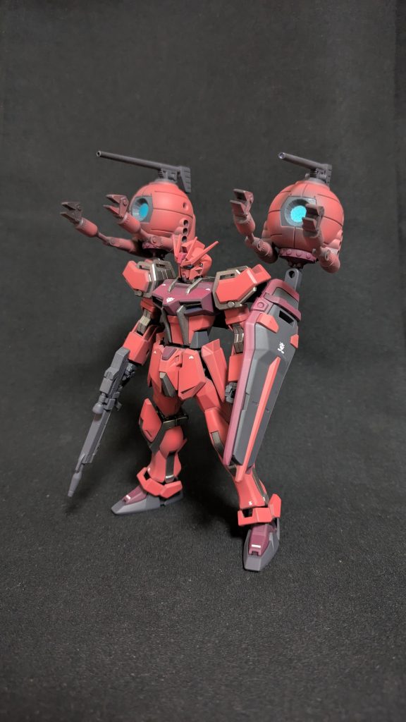 赤いガンダム 風 ワンストライクツーボール–2枚目/制作者:@yuunon_modeling