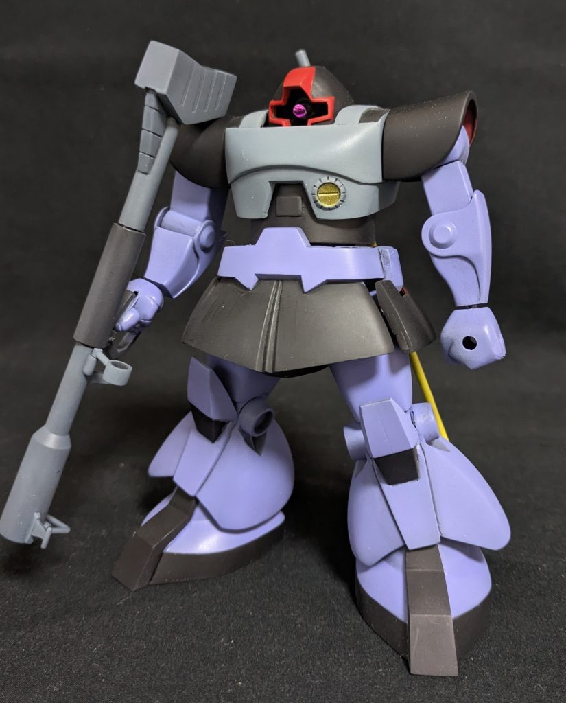 モノアイはプチブロックのボールジョイントでフレキシブルに可動。