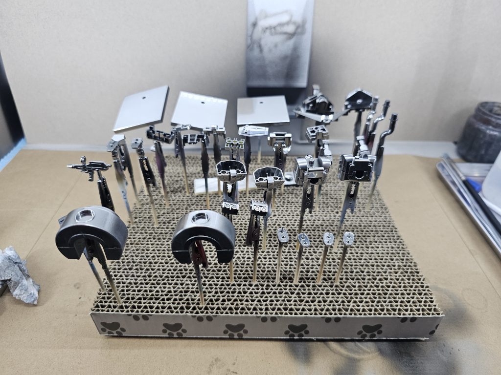 ほとんどミラーシルバー吹きました。