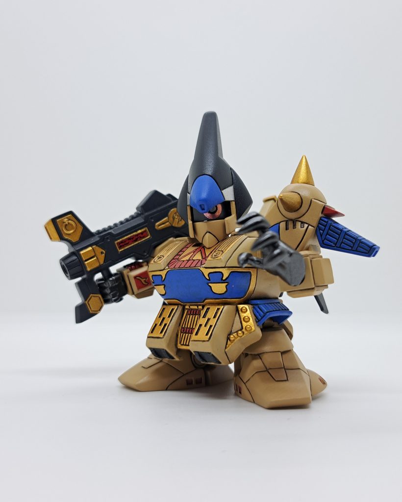 肩と腕は1ミリ幅増し足は1ミリ延長して軸を外側に移動させて足をどっしり構えてるように見えるようにしています