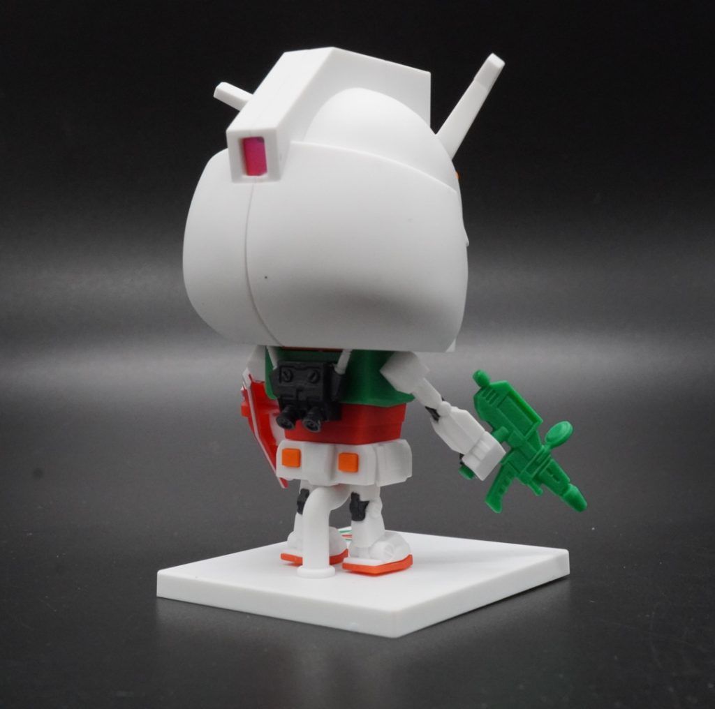 バックパック、フレーム間接部のは、ファントムグレーで、筆塗りで塗装しました。