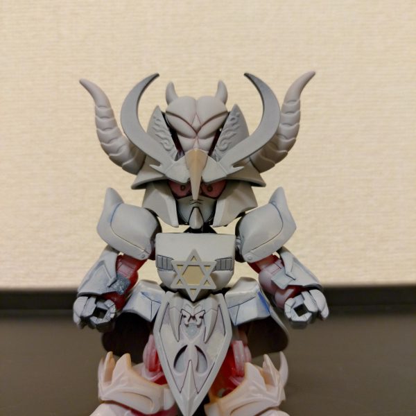 LEGENDBBでサタンガンダムが出ないのでウォーロックとサタンガンダムで軽くミキシングして色変えするだけのつもりでしたが、結構頑張りました（笑）イベント中に色塗りまで終わらせたいです😅（2枚目）