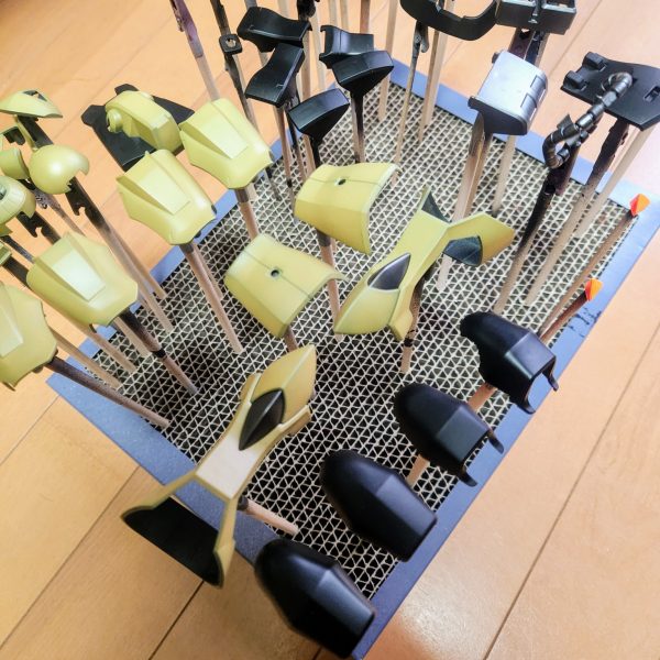 ２色だけ塗って息抜き