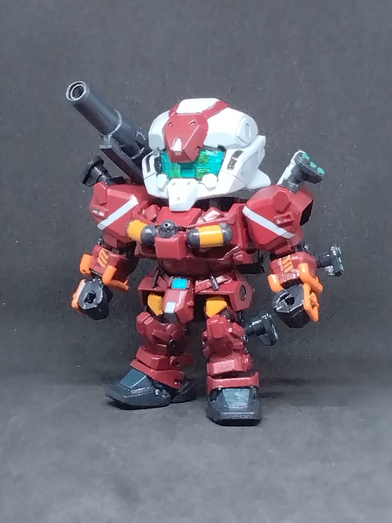 フロントビュー。今回、塗装は初導入のシタデルカラーによる筆塗りです。(ゴーグルパーツのみラッカー塗装)