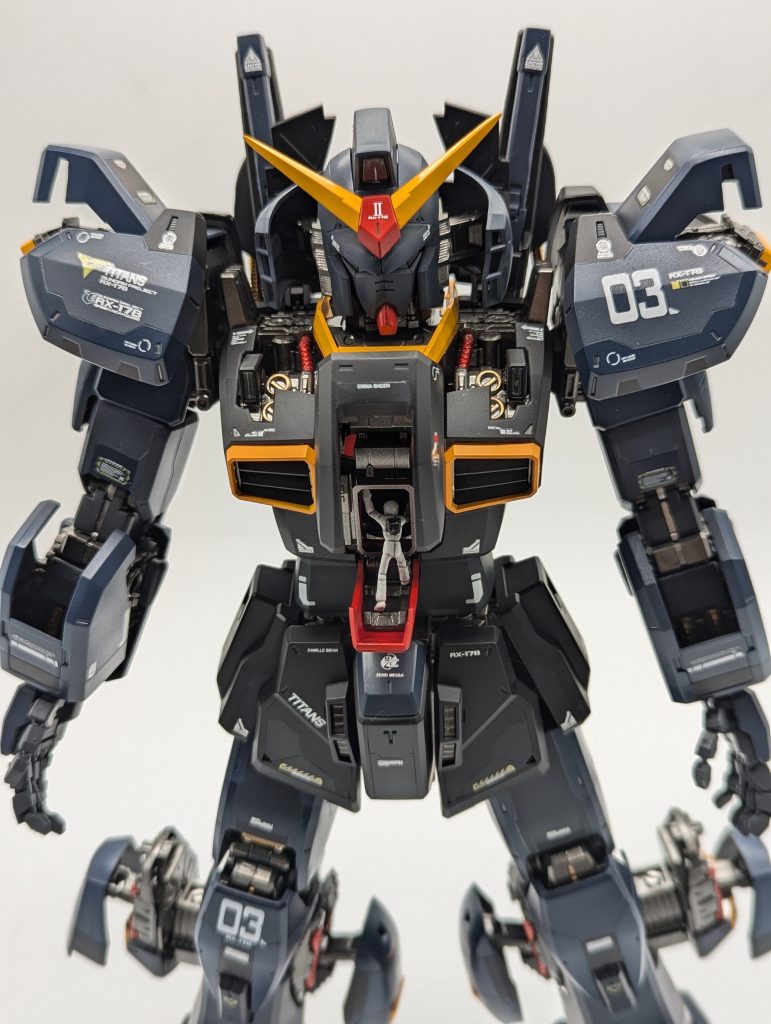PGガンダムMark2ティターンズカラー完成品–6枚目/制作者：kenshira0123