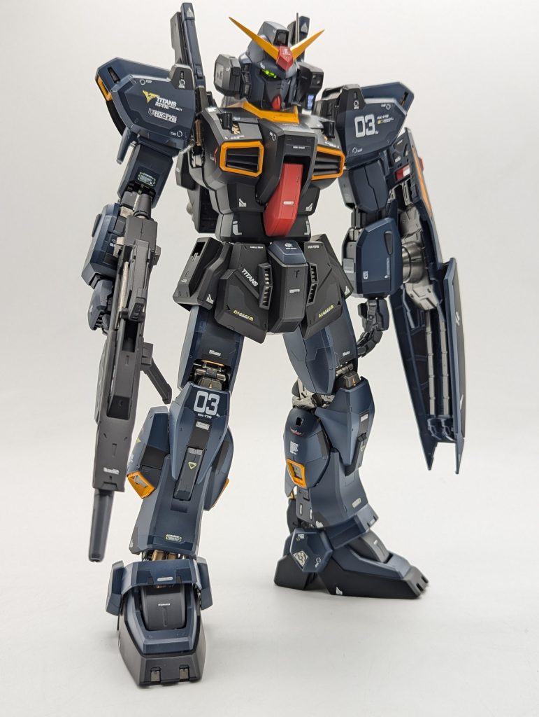PGガンダムMark2ティターンズカラー完成品–4枚目/制作者：kenshira0123