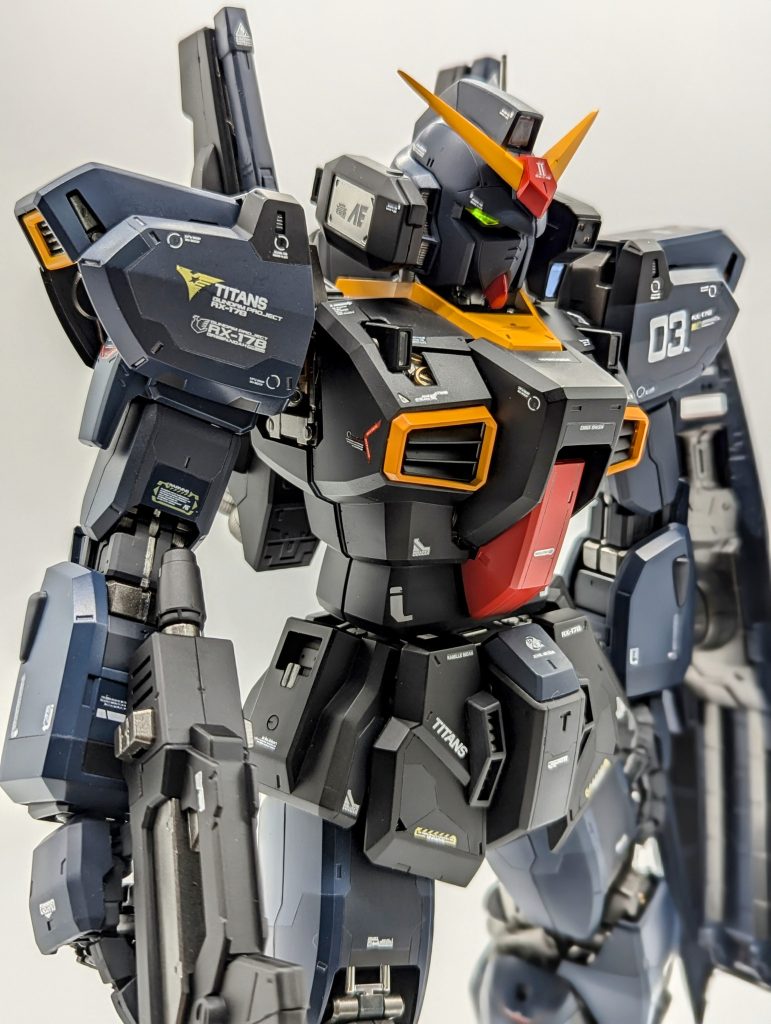 PGガンダムMark2ティターンズカラー完成品–3枚目/制作者：kenshira0123
