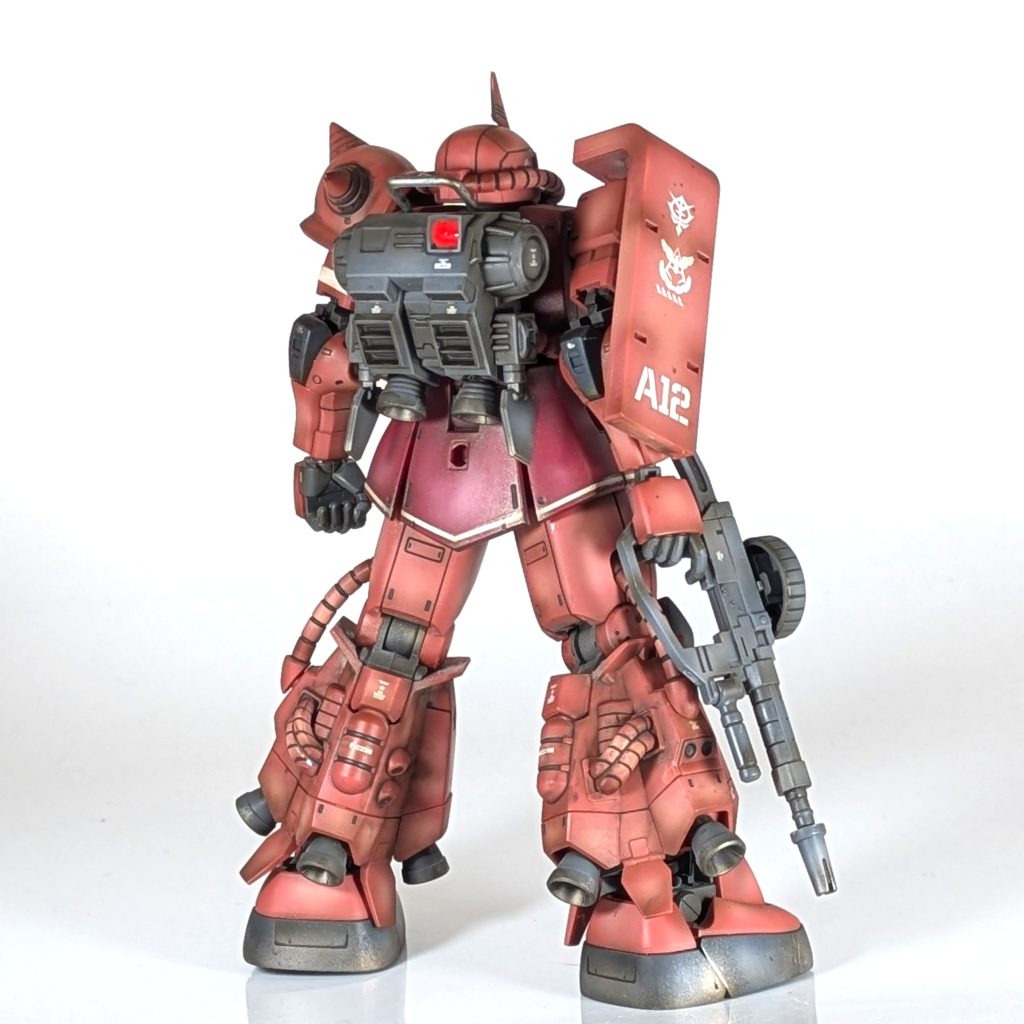 HGオリジン　シャア専用高機動型ザクII–3枚目/制作者：Shisam