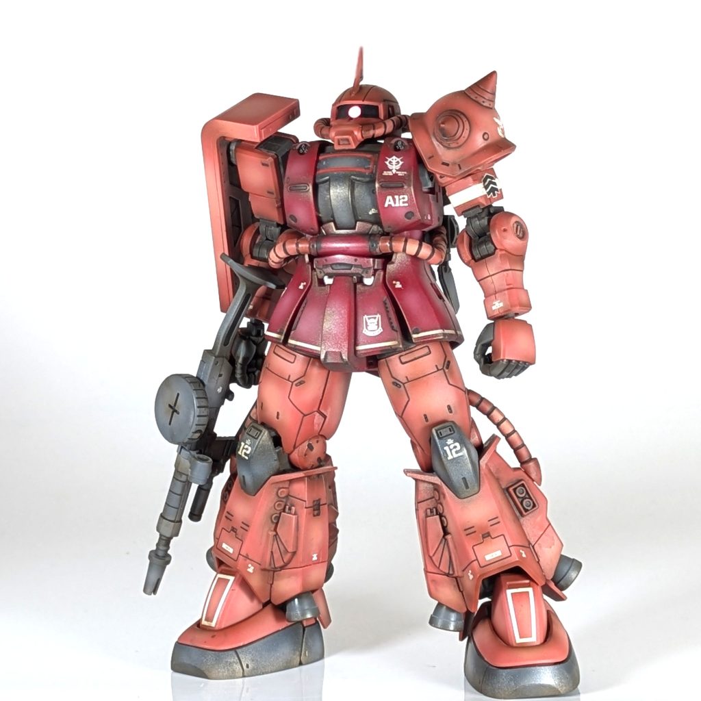 HGオリジン　シャア専用高機動型ザクII–2枚目/制作者：Shisam