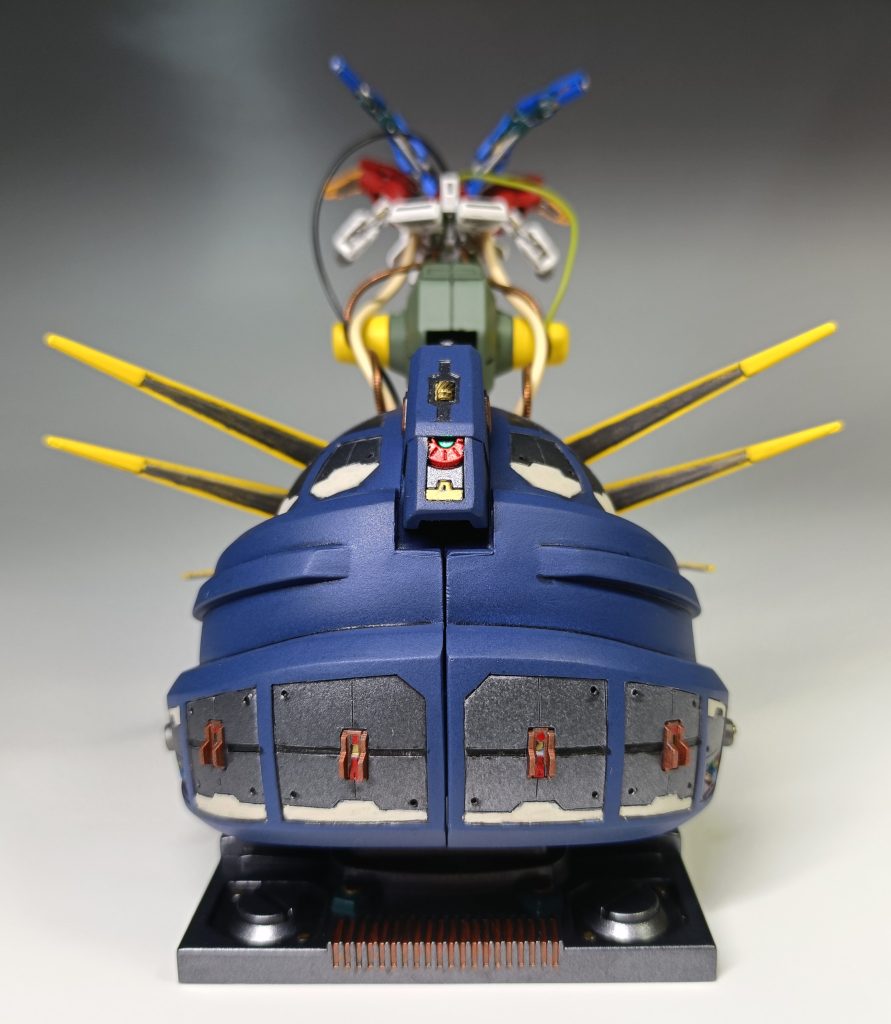 デビルガンダム 組立式MSヘッドディスプレイ–7枚目/制作者:AK彦