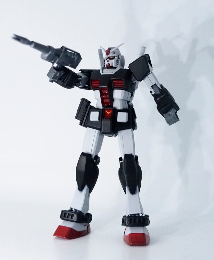 組立体験会verなので全然可動域は広くありませんが、素立ちではそれなりにプロポーションが良いですね︎︎👍