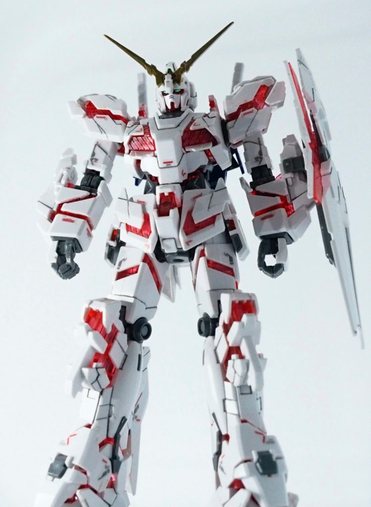 元々はジャンクで購入したユニコーンに練習でデカールやスジボリを行ったものです。素体がとても良いのでいい感じにまとまってます︎︎👍