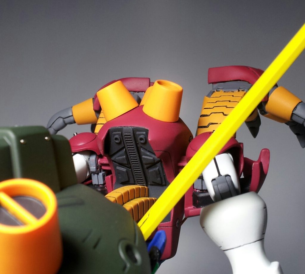 胴体部 裏側にはディテールを追加してあります。