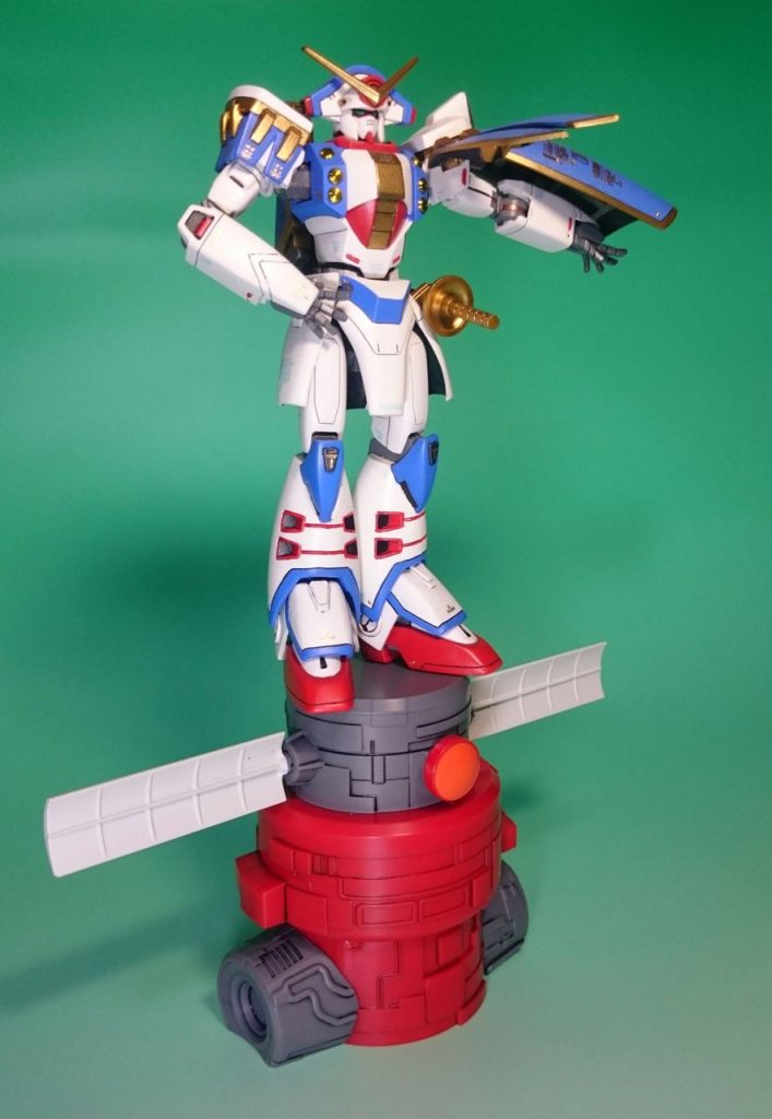 ロボット魂のコーナーポストでポージング