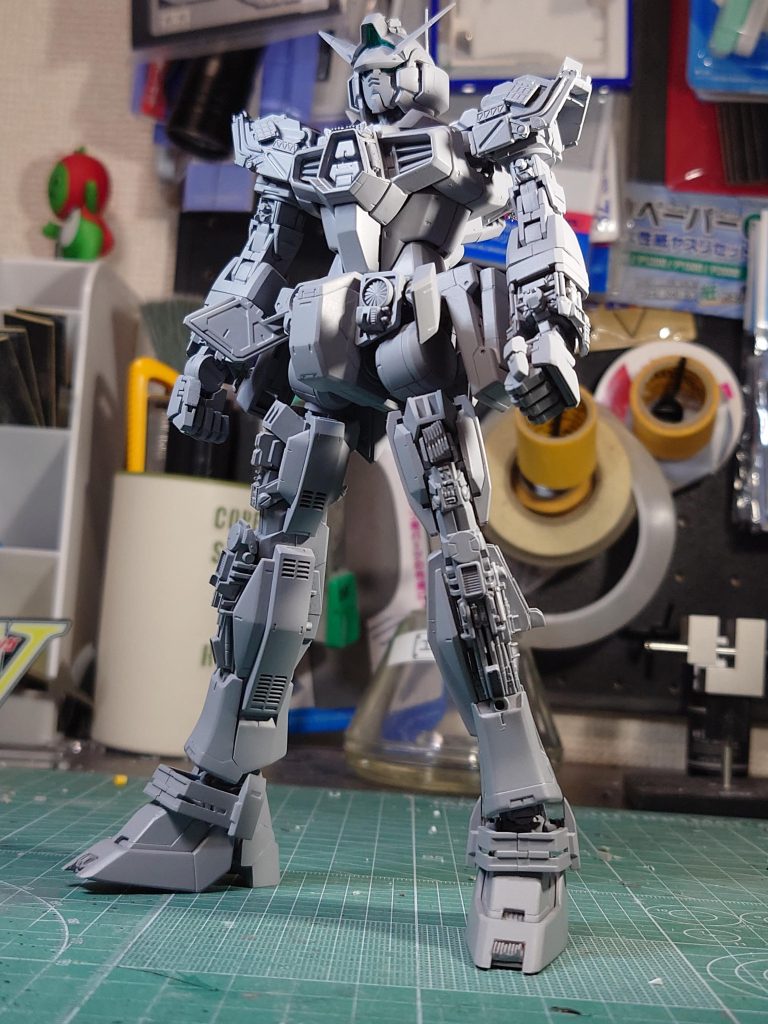 作品名：捨てサフテンション上がるよね〜⤴︎⤴︎<p>少し表面処理したら塗装入ります。</p>