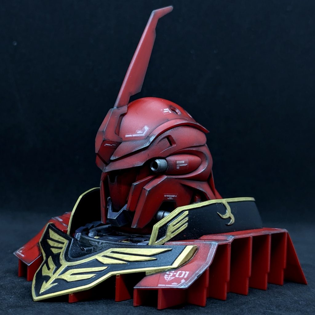 MSN-06S SINANJU  Head Display–2枚目/制作者:kuro@A91