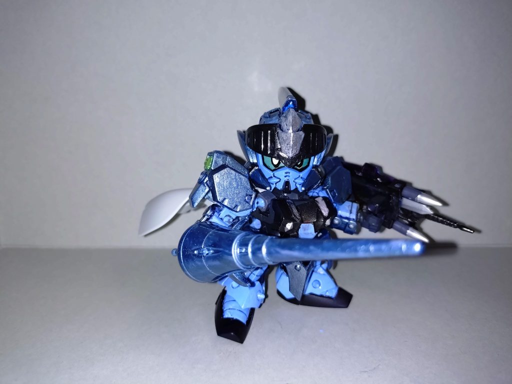 騎士ガンダムの電磁スピアがあったので装備色んな武器が使える方が楽しそうだったので(笑)