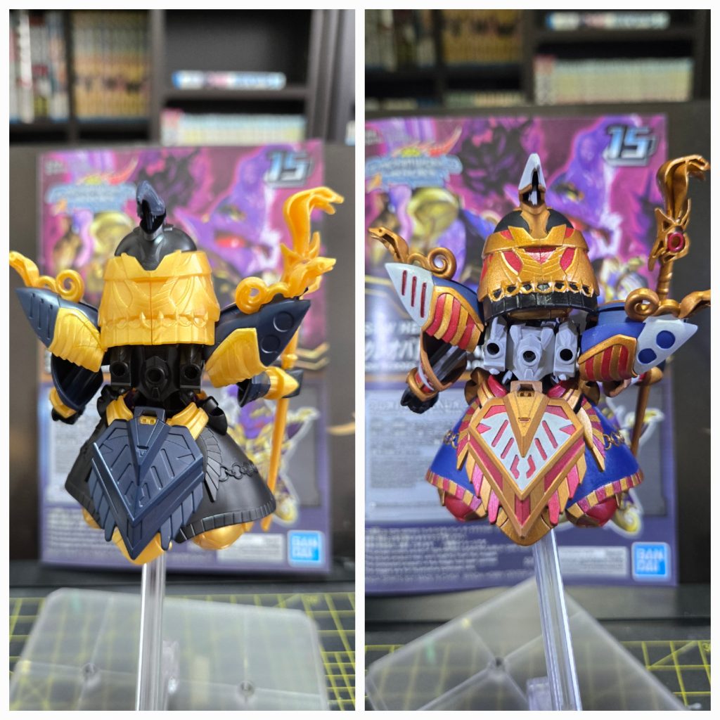 見本の写真を見ながら塗っていきました 