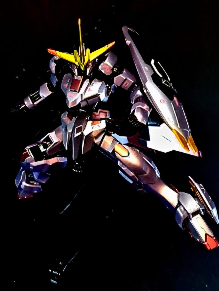 大規模改修を受けた形跡があり、外装や武装の大半は近代の技術で開発されたものが占めている。機体のベースとなっているのは厄祭戦時に開発されたガンダム・フレームだが、72機の機体の中に「端白星」の名前は存在しておらず、またその名称も命名法則から外れた特異な存在となっている。