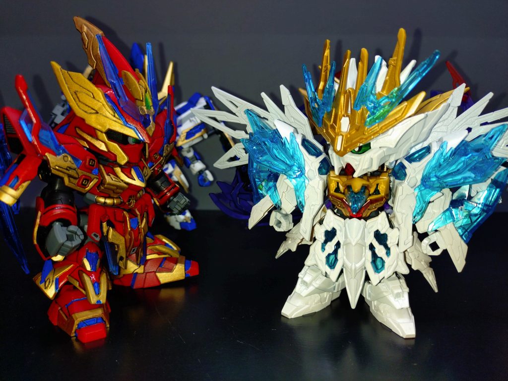 「曹操様お待ちしておりました」「張遼か…悪いが今回お前の出番は無い」「は？な、何故ですか？私もブルーウイングの…」「今回はガンダムW縛りなのでな…あと、アルトロンを迎えたら終了だ」「そ、それではマスターやストライクノワールは…」「ああ…奴らはいらん(つうか色塗り面倒いんだよぉ…)」