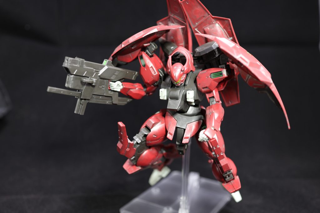 ミスターホビーマーカー　ガンメタリックで、全身をウォッシング（でいいのかな？）しました。あとは素組です。