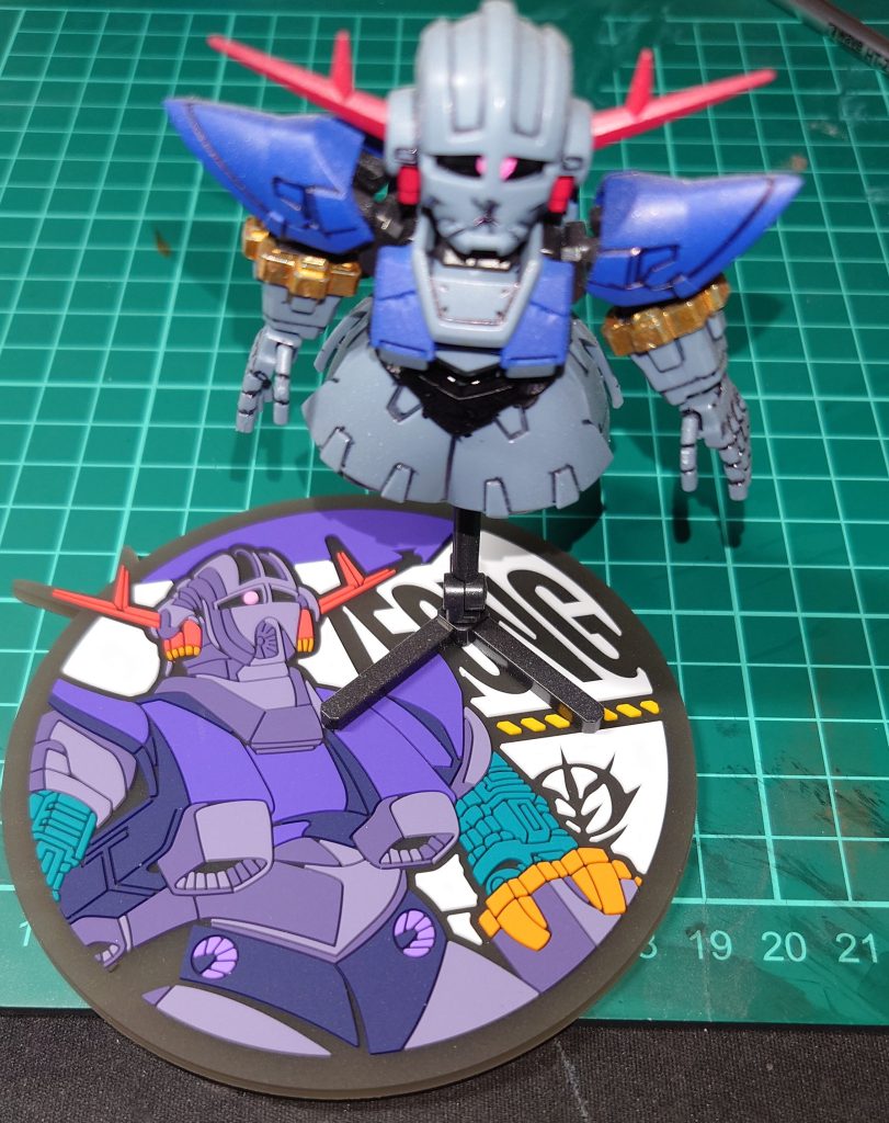 作品名：ガンダムラバーコースター<p>　仕事上りにサーフェイサー缶やトップコート缶を買いに行った時、入手　ジオングや！ 今話題のゲルググもあるで　ユニクロのガンダムTシャツも入手　ジオンMS集めたデザインも欲しいよね</p>
