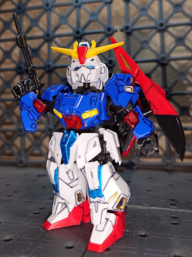 スミ入れや部分塗装してます モビリティジョイントガンダム用のデカール欲しいですね