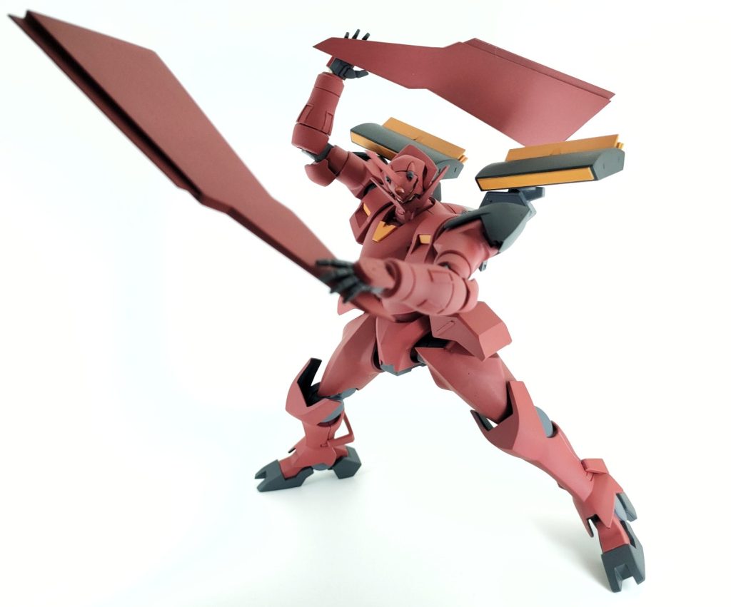 両手持ちの近接武器としても機能します。