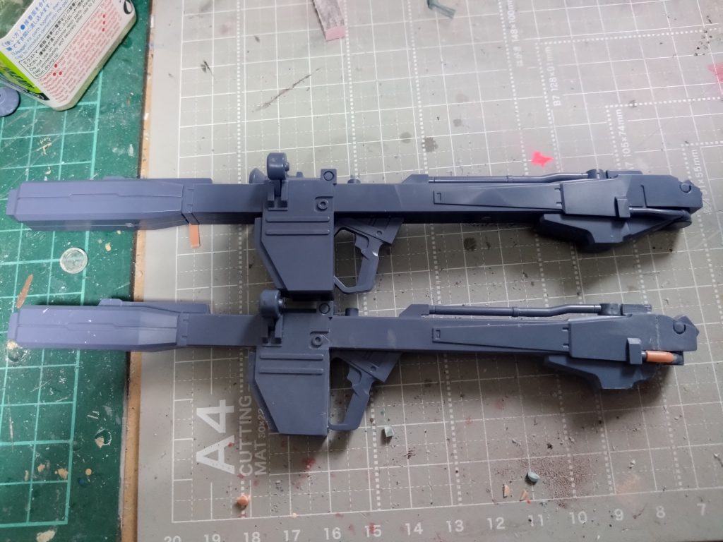 ほとんど改造してませんがビームバズーカは後端部分を少し短くしました。他には少し前傾になる加工とバズーカの握り手を少し加工しました。丁度今やってるイベントなんですが私は善も悪も無いとは思いますがどちらかと言うと悪イメージか。「あく」というより不良っぽく「ワル」と勝手に解釈してみます。まぁ固いことは抜きにしてせっかくなので参加して楽しんでみようかと思います。皆さんの感想コメントお待ちしてます。🙇