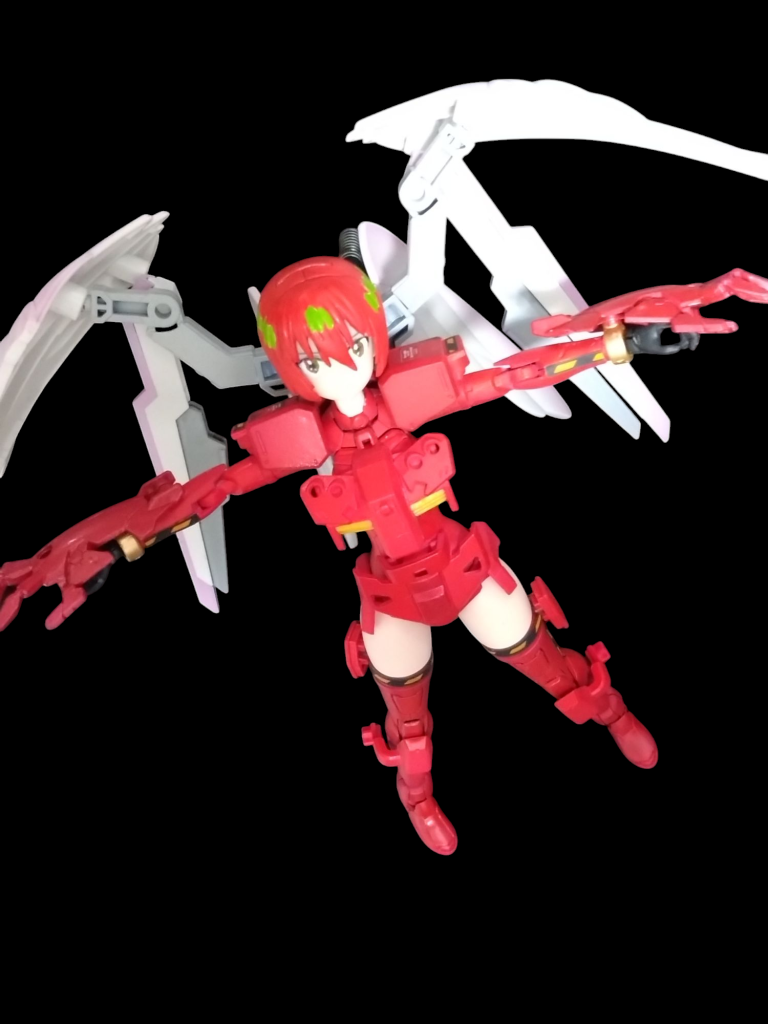 バンシィが飛来するシーンの真似してみました。