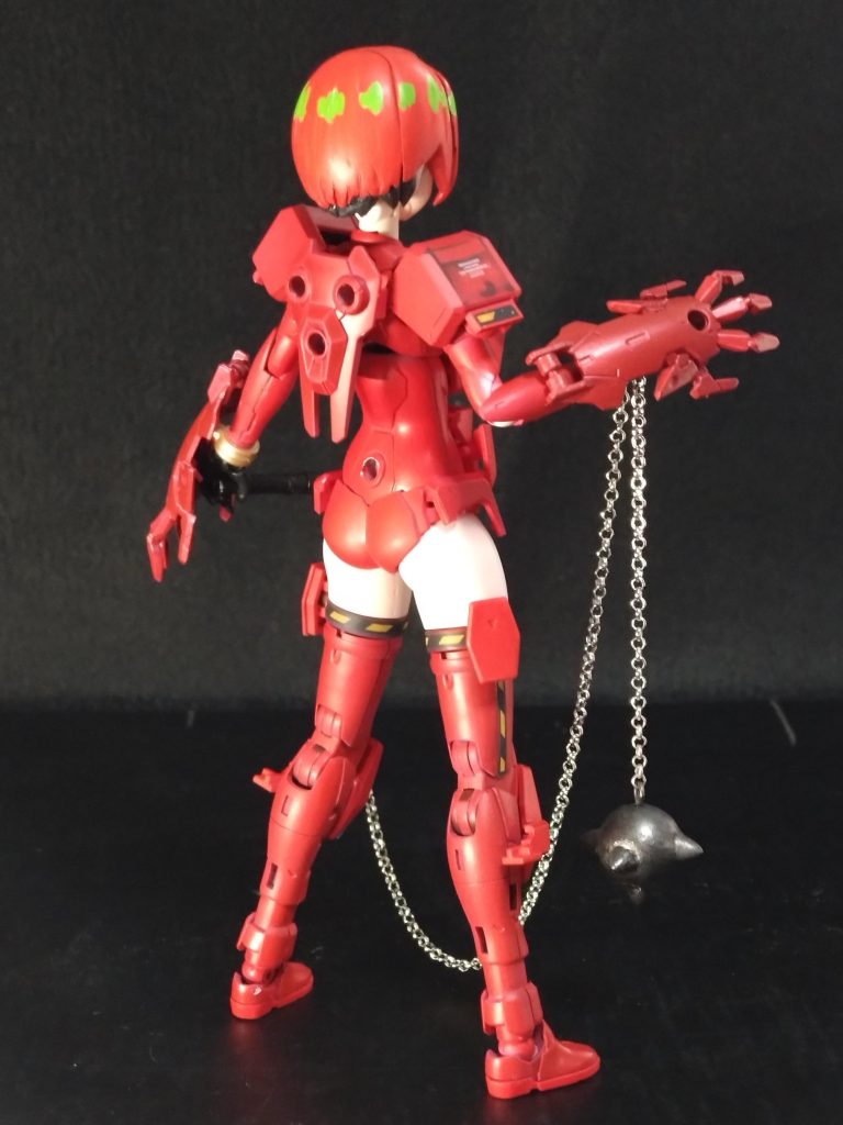 羽無しの後姿。背中のパーツはエアリアル?のパーツだったような…。