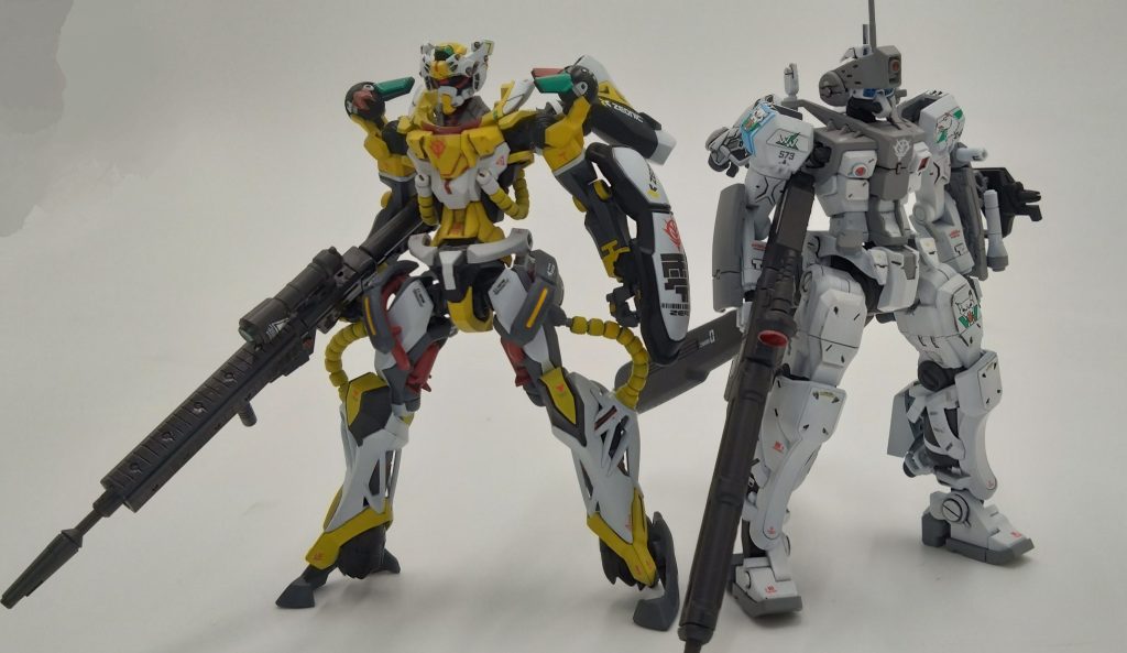 ラストは前作作ったプロトジークアクスと！またジークアクスシリーズ続くので今後こういうMSVみたいな設定を作成したいとおもいます！ 