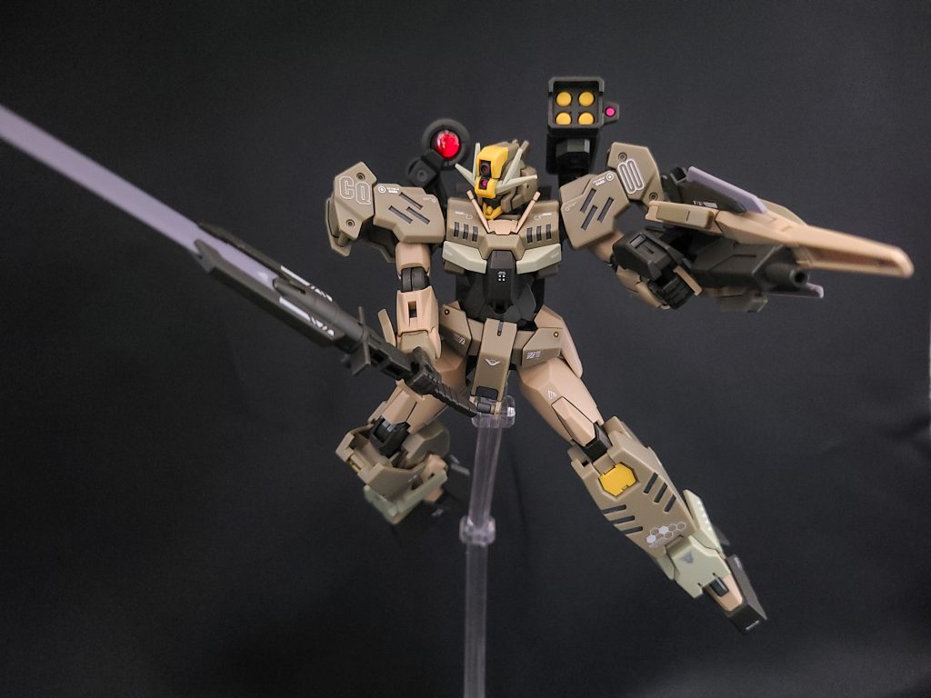 ガンプラダブルオーコマンドクアンタ・デザートタイプ–4枚目/制作者：haruka