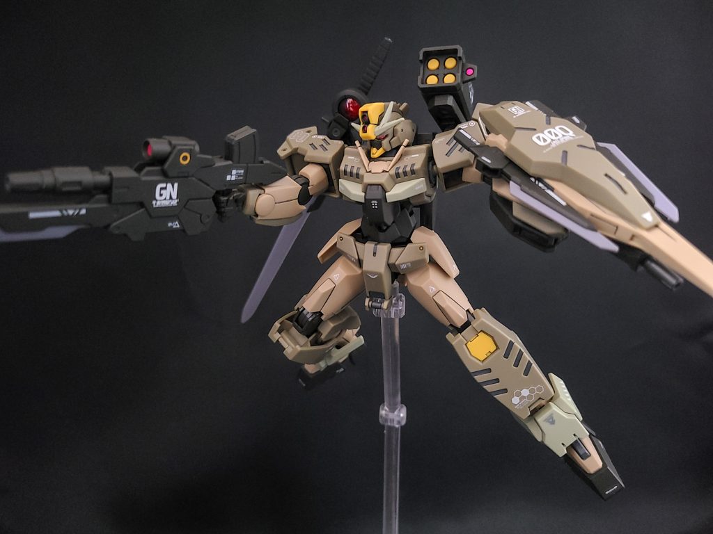 ガンプラダブルオーコマンドクアンタ・デザートタイプ–3枚目/制作者：haruka