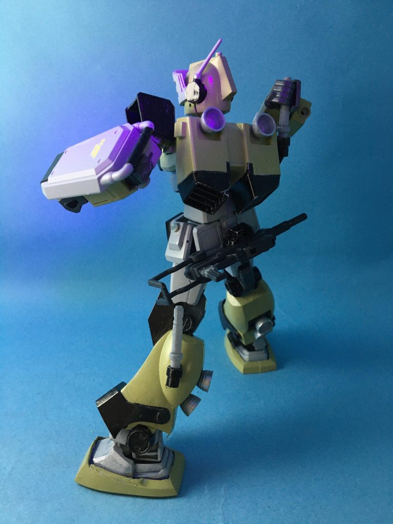 旧キット1/144×EG RGM-79 ジムスナイパーカスタム(ホワイト・ディンゴ隊仕様)【近接戦闘装備】(EG RGM-79 GM SNIPER CUSTOM(White Dingo Custom)【Close-Combat Equipped】)–3枚目/制作者:enarin