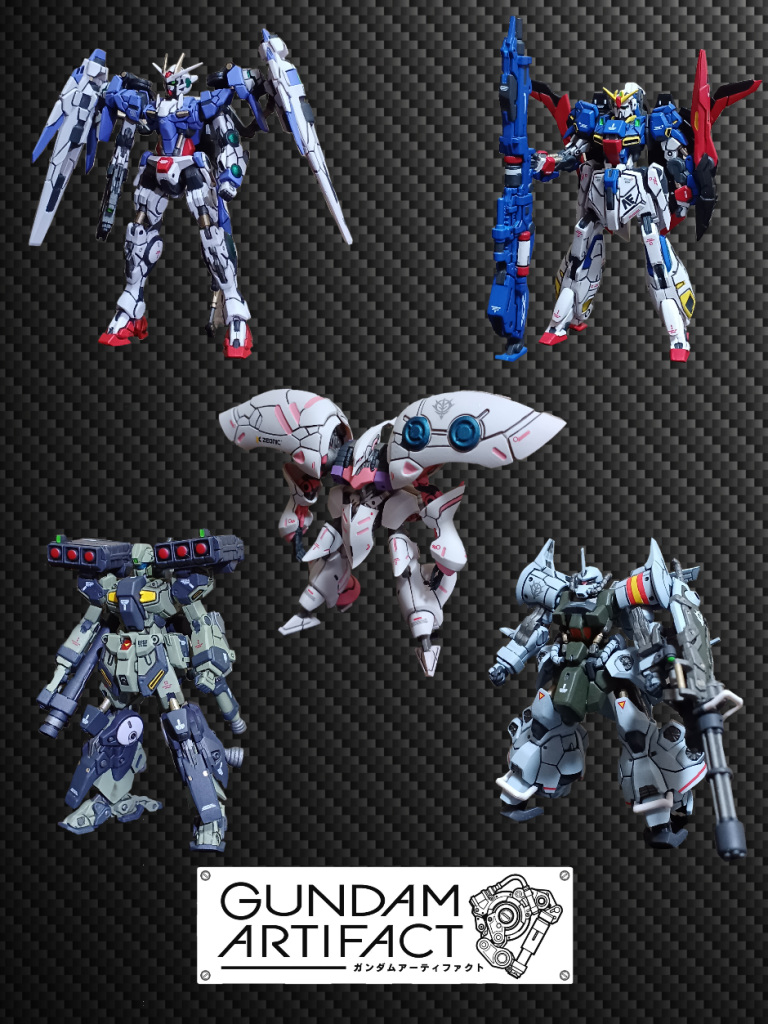 パッケージ裏っぽいやつです、並びが違いますけどね(笑)。長い道のりでした~(gundam-kao5)