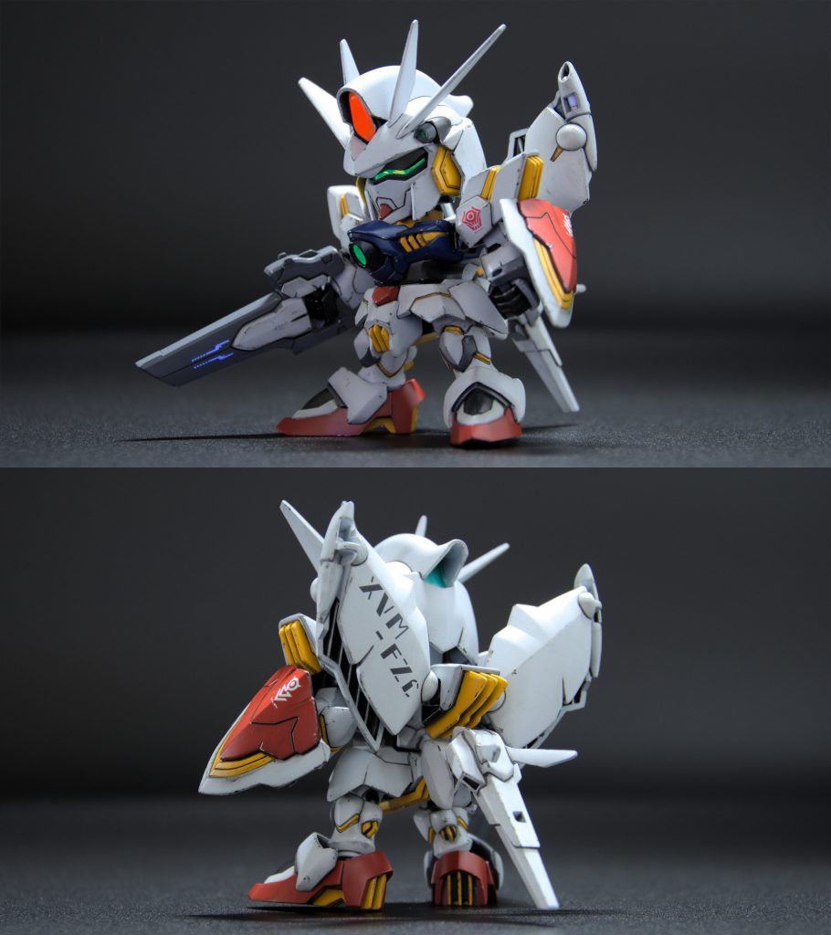 翼の背面スペースに貼った型式番号がお気に入り。