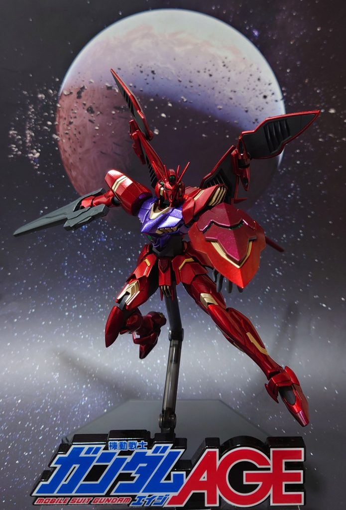 HG 1/144 ガンダムレギルス(MEMORY OF EDEN)(キャンディ塗装)