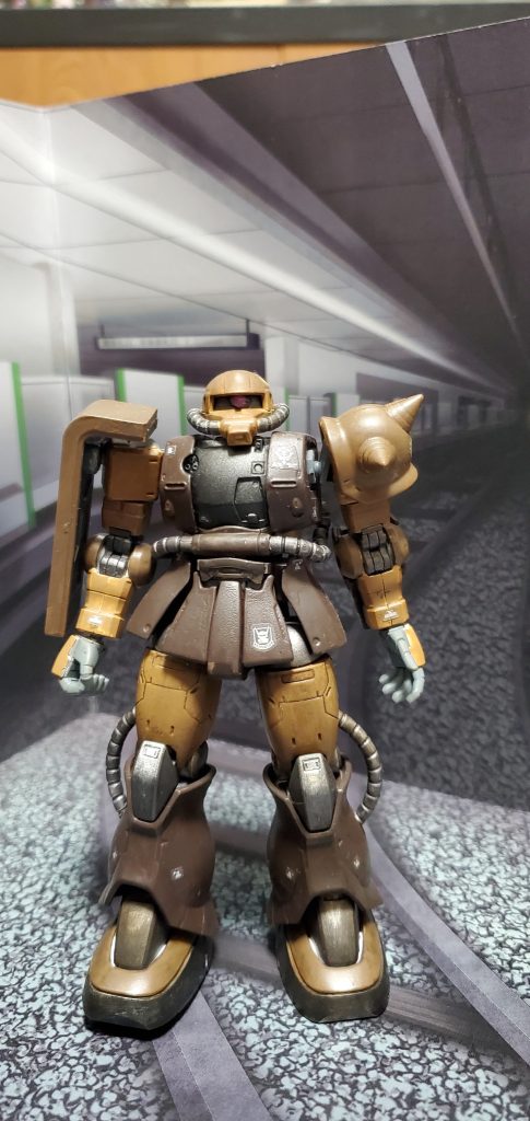 茶色いザク(GQuuuuuuXのガンダムぽいネーミング笑)