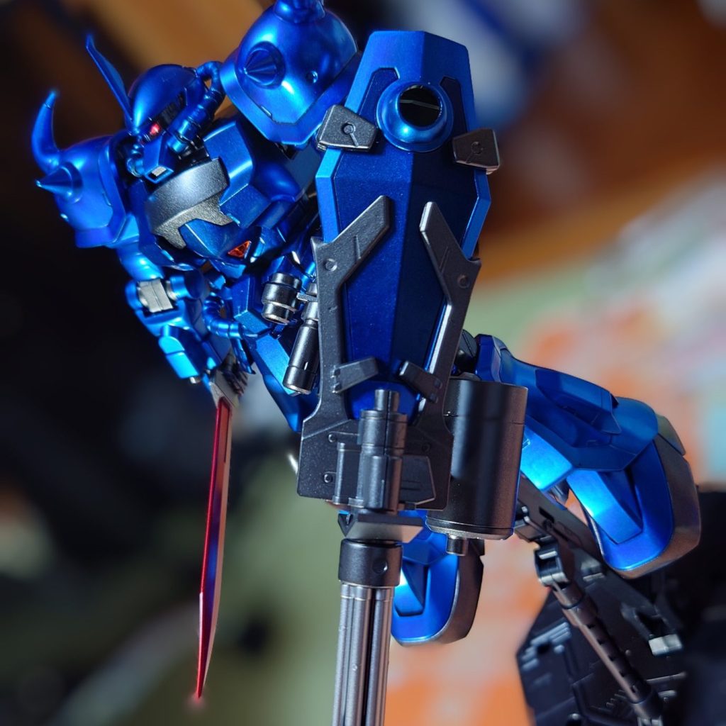 MG グフカスタム キャンディ塗装｜じゃんけーさんのガンプラ作品
