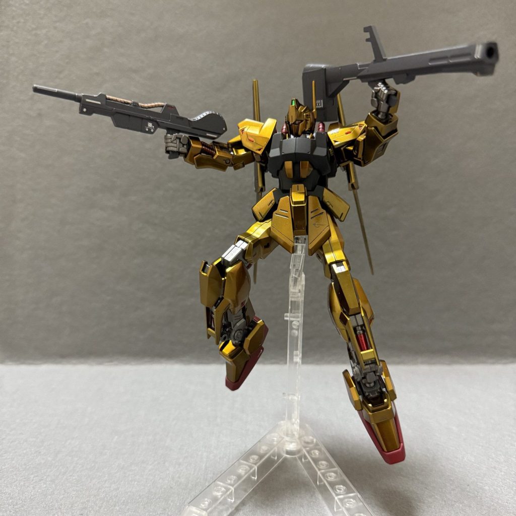 【ガンプラ完成品】HG 百式 全塗装 ジオラマ風 2025-05-07-001-008-aspect-