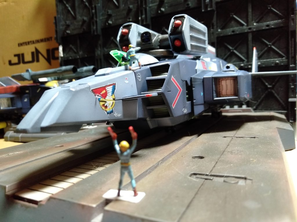 ＭＧ Ｇファイター爆撃型 スレッガー・ロウ機 リアルタイプカラー(MG Gアーマー改造)　