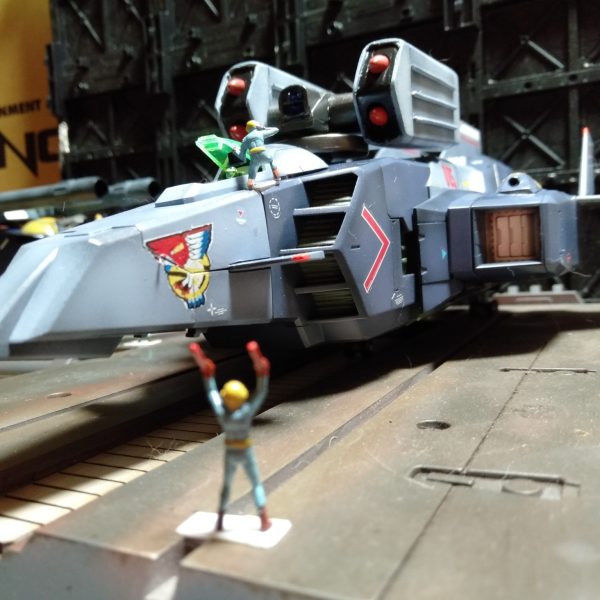 ＭＧ Ｇファイター爆撃型 スレッガー・ロウ機 リアルタイプカラー(MG Gアーマー改造)　