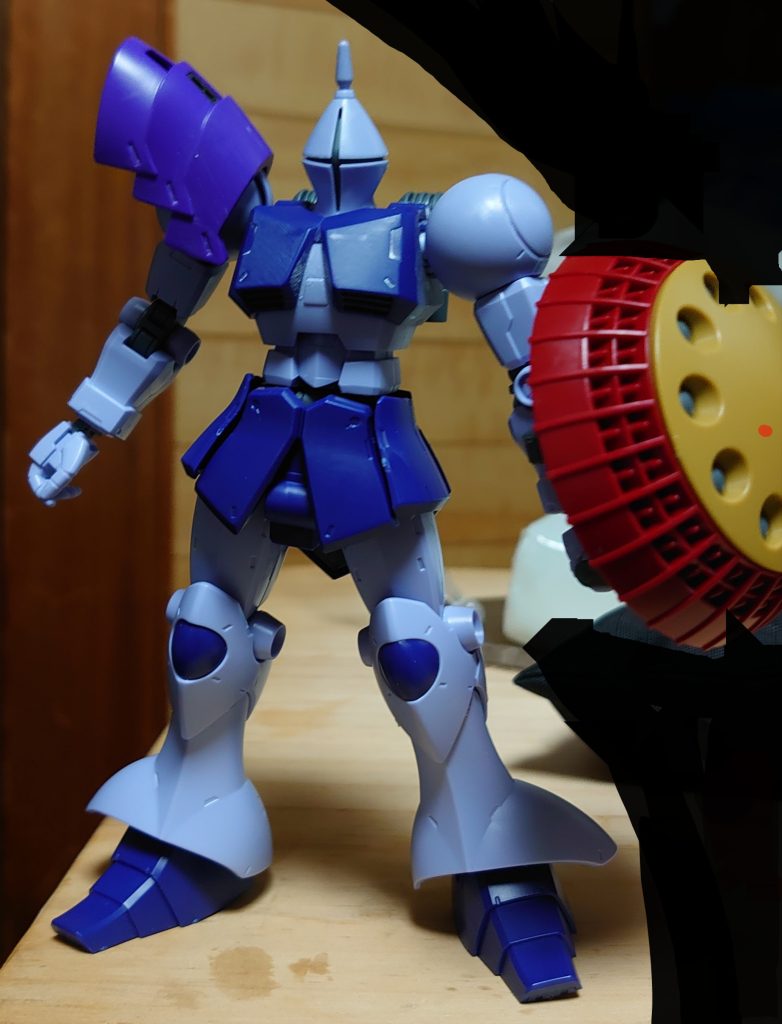 まず肩を片方だけ使おうかなと