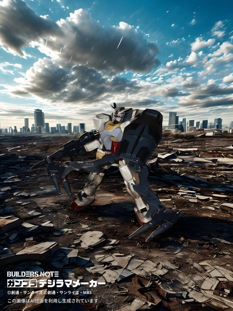 GP01のビームライフルとシザーシールド。