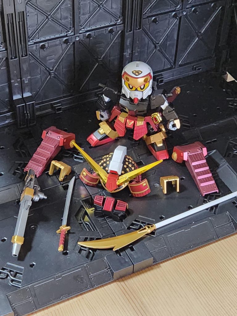 武装を並べたらこんな感じです。