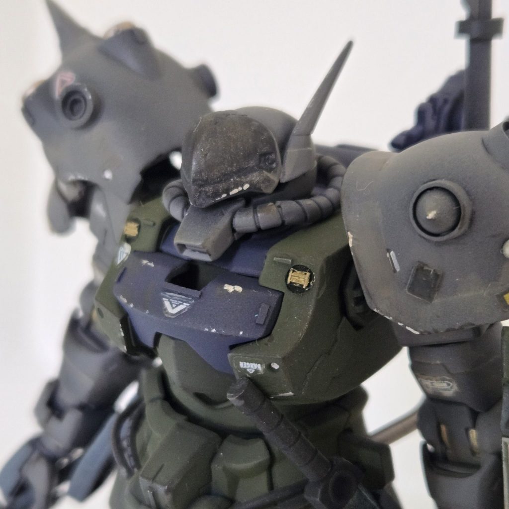 HG グフ・カスタム市街戦配置型｜王様がロバさんのガンプラ作品