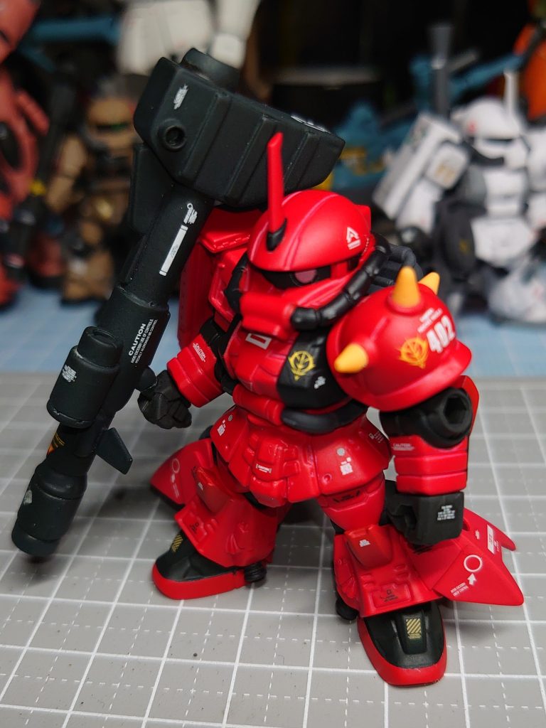 スパイクも黄色いランナーから削り出してますw